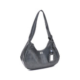 Ganni Black Lyocell Shoulder Bag